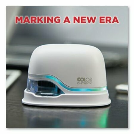 CONSOLIDATED STAMP Colopemark, DIGITAL MARKING DEVICE, CUSTOMIZABLE SIZE AND MESSAGE WITH IMAGES, WHITE 039201